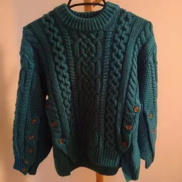 [착용 1회만 익명 배송] GU rokh 케이블 스웨터 S 무료배송