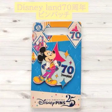 Disneyland 70주년 미키마우스 핀 배지