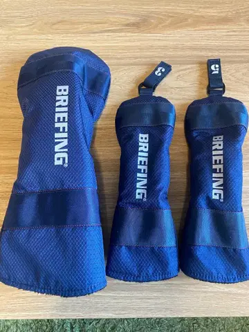 BRIEFING DR&UT용 골프헤드커버 네이비 3세트