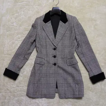 CERCHIO 셀루치오 체크 무늬 테일러드 자켓