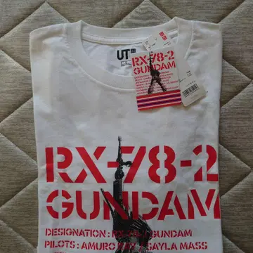 유니클로 RX-78-2 건담 화이트 T셔츠 L 사이즈 새상품