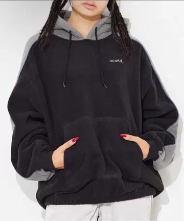 X-girl FLEECE HOODIE 플리스 후드티 S 사이즈