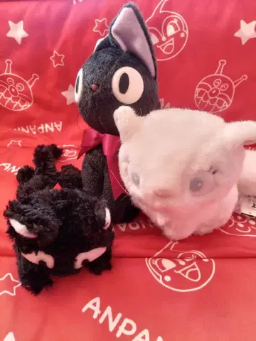 스튜디오 지브리 마녀 배달부 키키 지지 릴리 봉제 인형 3개 세트