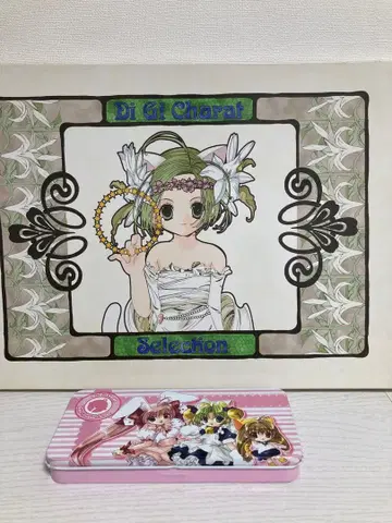 데지캐럿 데지코 모음 캔 필통 포스터 화집 특전 32장입