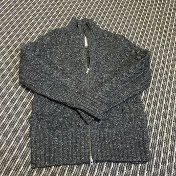 BANANA REPUBLIC 그레이 집업 스웨터 S
