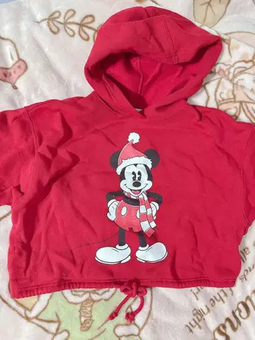 ZARA 크리스마스 산타 미키마우스 후드티 맨투맨