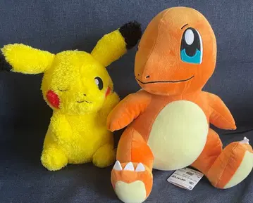 모후굿토 봉제 인형 피카츄 & 리자드