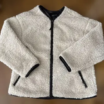 심플리시떼 SIMPLICITE 보아 블루종 자켓 화이트