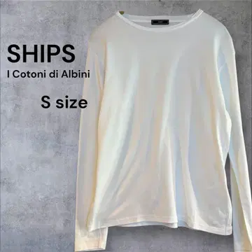 SHIPS I Cotoni di Albini 쿨 넥 S 사이즈 T셔츠