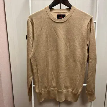 브리핑 크루넥 스웨터 베이지