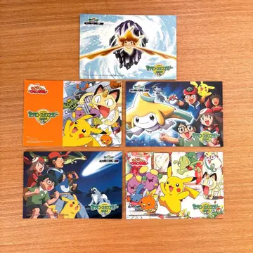 포켓몬 엽서 5장 세트 포켓몬 스탬프 랠리