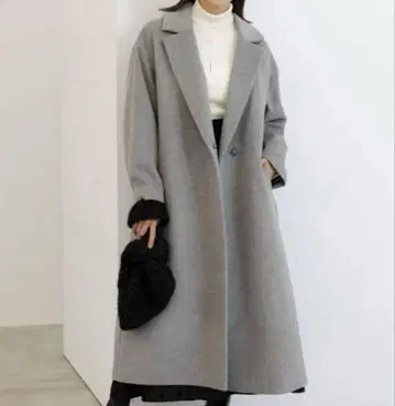 Elura 엘우라 스페리올 울 롱 코트 라이트 그레이 M