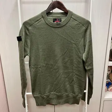 브리핑 크루넥 스웨터 그린