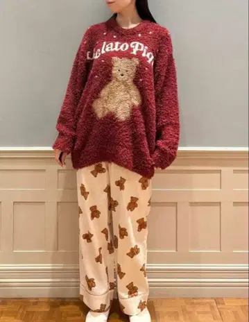 젤라또피케 스노우 베어 풀오버 & 롱 팬츠