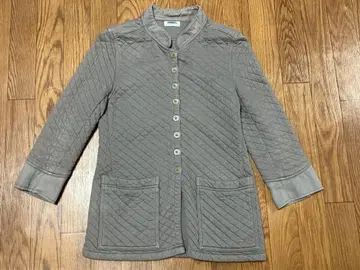 ARMEN 그레이 퀼팅 자켓