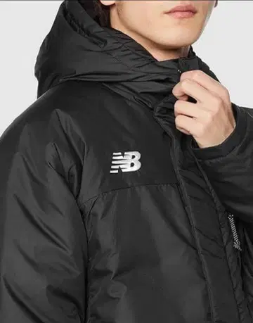 뉴발란스 JMJF1423 블랙 패디드 하프 코트 XL
