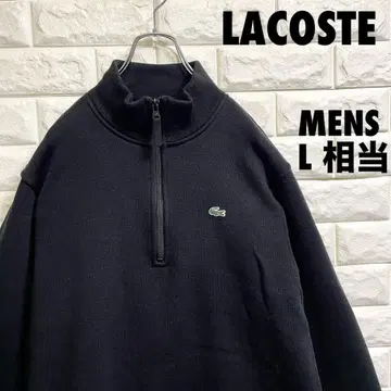LACOSTE 라코스테 하프 지퍼 니트 남성용 L 사이즈 상당