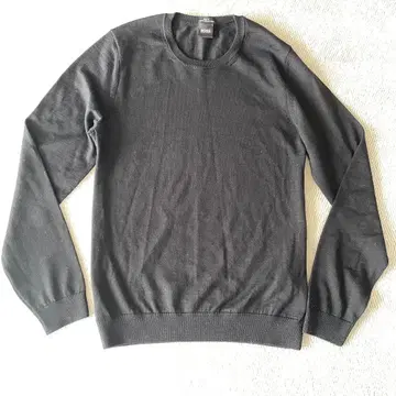 HUGOBOSS 휴고보스 슬림핏 블랙 크루넥 스웨터 S