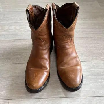 몬타나 25cm 8 가죽 숏 웨스턴 부츠 카멜 카우보이