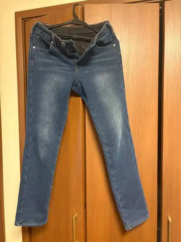 따뜻한 기모 EDWIN 슬림 핏 데님 팬츠 M