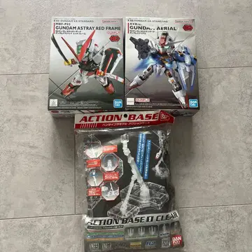 SD 건담 EX 스탠다드 반다이 프라모델 액션 베이스 3세트