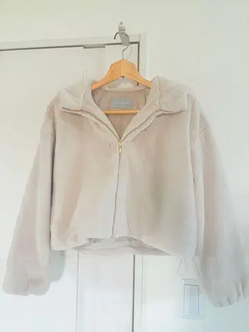 질스튜어트 퍼 자켓 블루종 M JILLSTUART