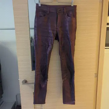 HYSTERIC GLAMOUR 퍼플 스키니 데님