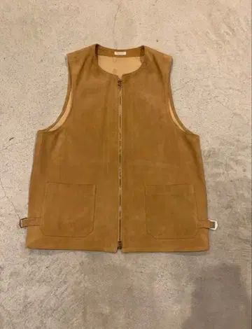 phigvel 양가죽 풀 집업 가죽 베스트 36(1)