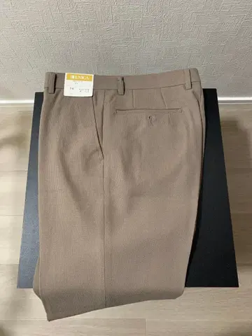 남성용 베이지 슬랙스 미사용 새상품
