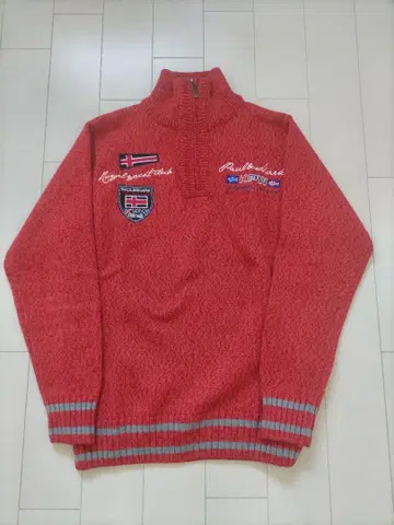 하프 지퍼 스웨터 M