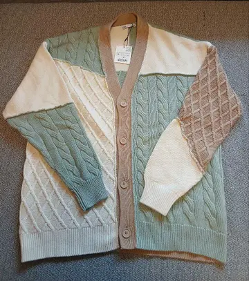 ZARA XL 케이블 니트 가디건