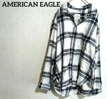 AMERICAN EAGLE OUTFITTERS 체크 무늬 긴팔 셔츠
