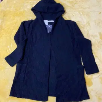 새상품 PINK HOUSE 후드 부착 니트 가디건 가볍게 걸치기 좋은