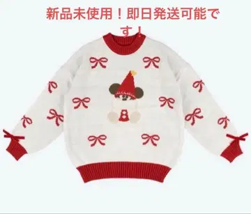 미사용 새상품 릴린린 디즈니랜드 스웨터 니트 크리스마스