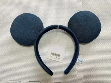 도쿄 디즈니 리조트 미키마우스 데님 머리띠