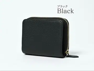 미니 지갑 천연 가죽 주름 카드 케이스 이단 접이