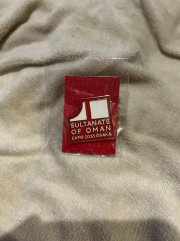 오사카 간사이 만박 오만 로고 파빌리온 핀 배지