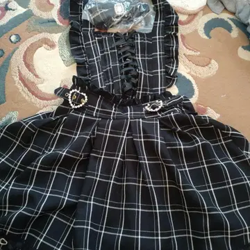 리즈리사 백 카슈쿨 에이프런 점프 스커트