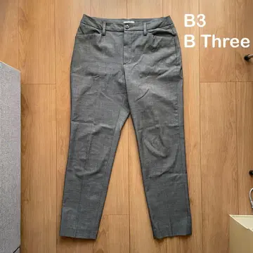 B Three 슬랙스 770390 사이즈 34 그레이