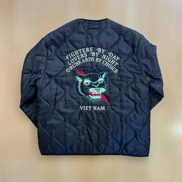 CPCM 퀼팅 라이너 자켓 백 자수 호랑이 사이즈 L