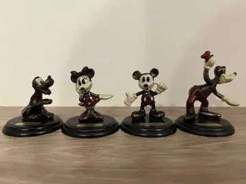 Disney 캐릭터 세피아 피규어 컬렉션 다이캐스트제 4체 세트