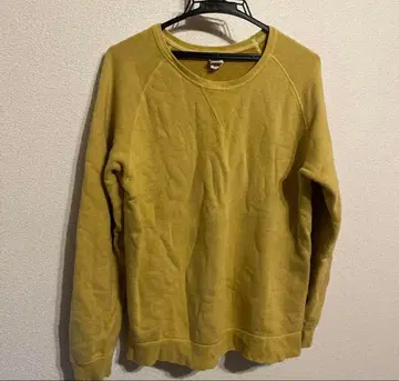 BARNS 맨투맨 트레이닝복 머스타드 일본제