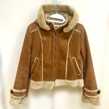 Mysty woman 브라운 무스탕 코트