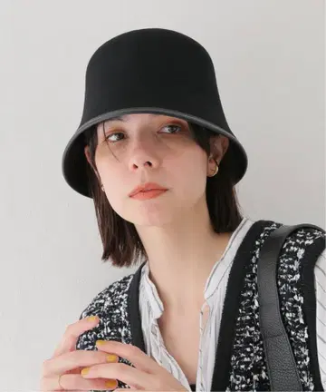 블랙 울 버킷 햇 B.C STOCK