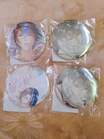 화 아와세 온라인 복권 이로하 BIG 캔뱃지 4개 세트