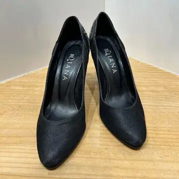 DIANA 다이애나 펌프스 블랙 라메 하이힐