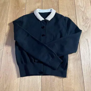 BALLSEY 울 가디건 펄 카라 부착 투모로우 대방출 묶음 구매 환영