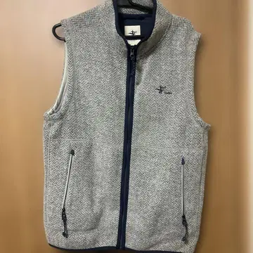 Foxfire 헤링본 무늬 베스트 그레이 M