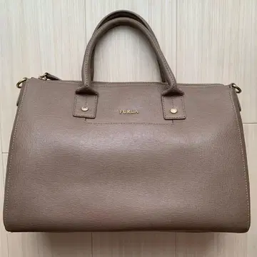 FURLA 린다 그레이 베이지 핸드백