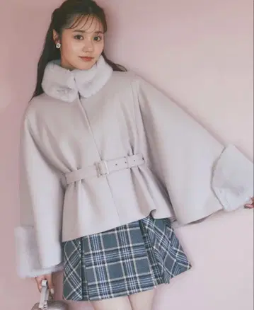 tocco 2WAY 퍼&벨트 포함 케이프 라이프 코트